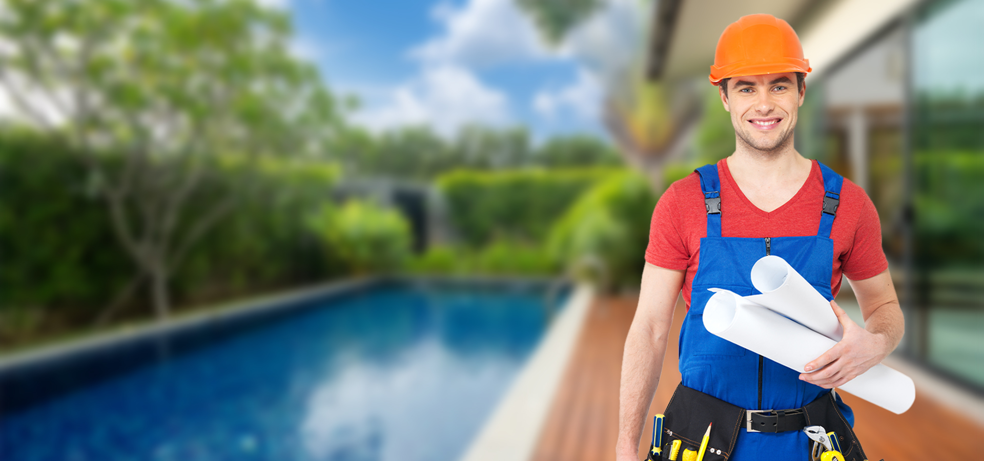Golden Dream technician preparing a residential project in Dubai